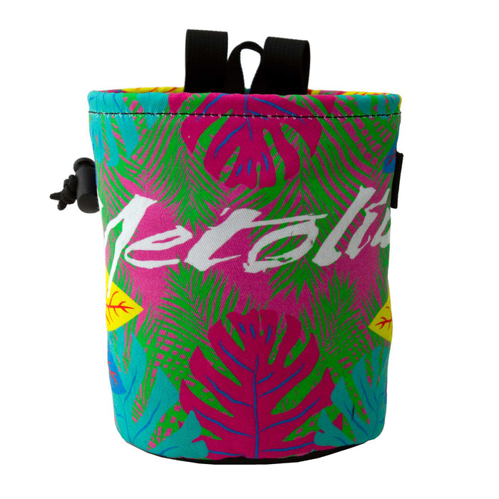 Leaf Print Chalk Bags - Pink