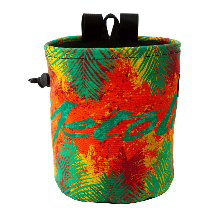 Leaf Print Chalk Bags - Orange