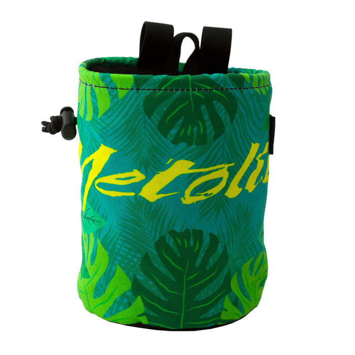 Leaf Print Chalk Bags - Green