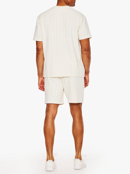 Les Deux Stripe Jacquard Shorts