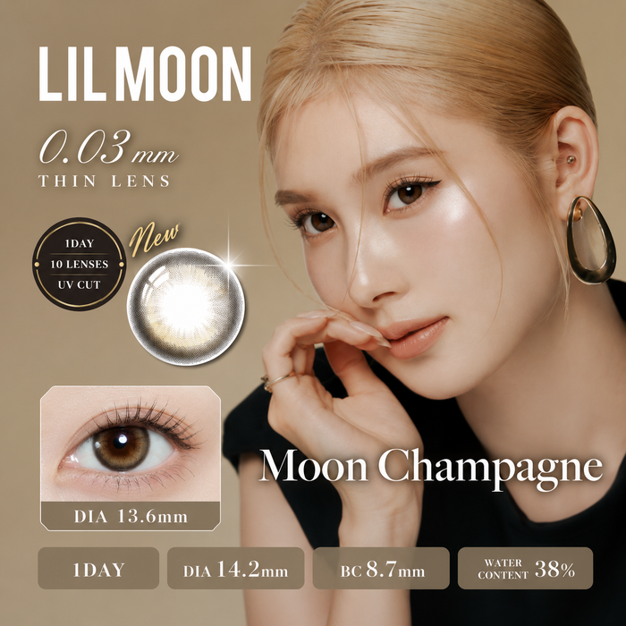 Lilmoon 1-Day Moon Champagne (10pk)
