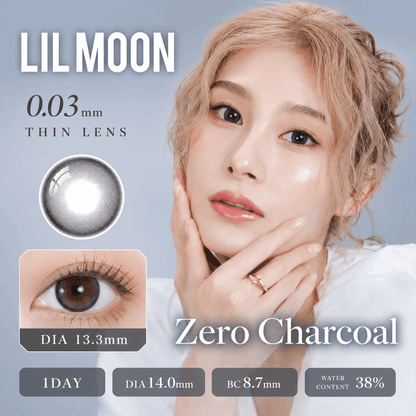 Lilmoon 1-Day Zero Charcoal (10pk)