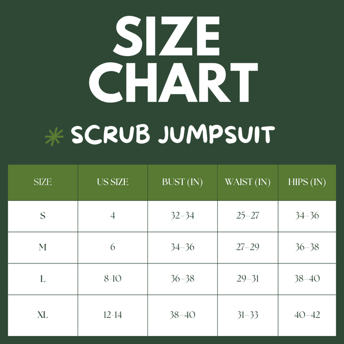 Limited Edition - One Piece Scrub Jumpsuit - Nursecaresuites - Online Healthcare BoutiqueScrubs8 pocket medical uniformadjustable drawstring waist jumpsuitall day comfort scrubs