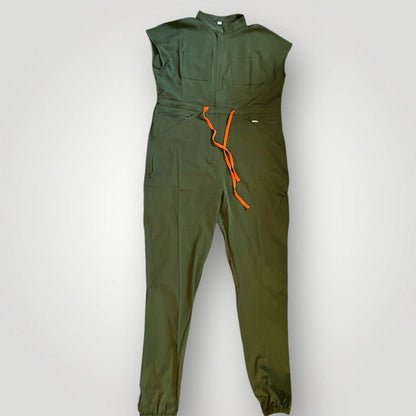 Limited Edition - One Piece Scrub Jumpsuit - Nursecaresuites - Online Healthcare BoutiqueScrubs8 pocket medical uniformadjustable drawstring waist jumpsuitall day comfort scrubs