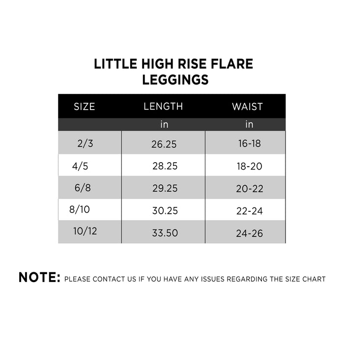 Little High-Rise Flare Leggings - IRONGEAR Fitness