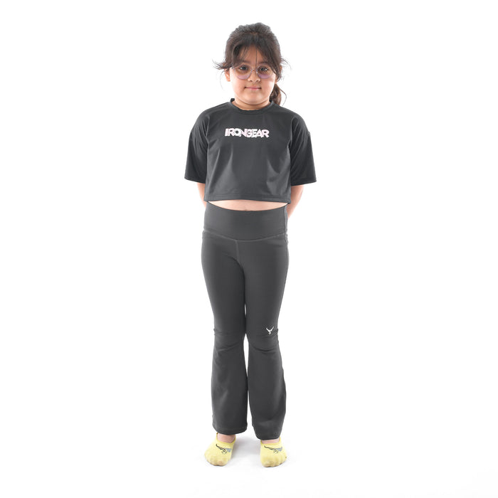 Little High-Rise Flare Leggings - IRONGEAR Fitness