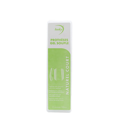 Looky Prothèses en Gel Souple Naturel Court