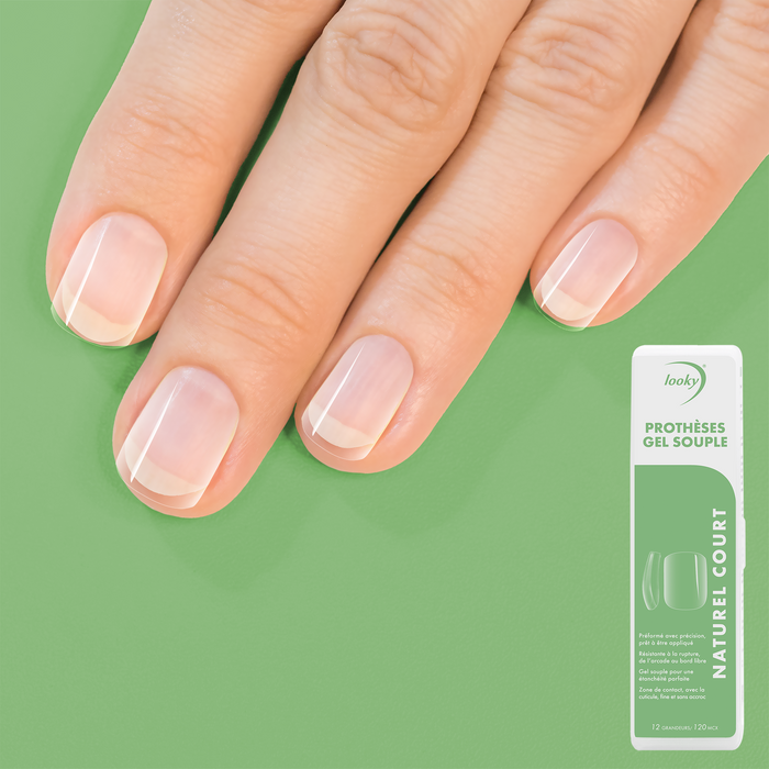 Looky Prothèses en Gel Souple Naturel Court