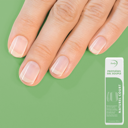 Looky Prothèses en Gel Souple Naturel Court