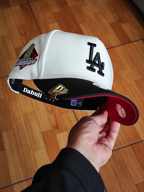 Los Angeles Dodgers Chrome Black 2 Tone 2024 World Series Champions SP 9Fifty A-Frame Snapback