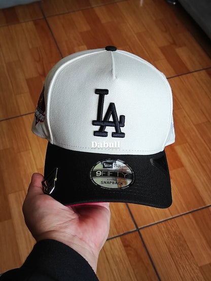 Los Angeles Dodgers Chrome Black 2 Tone 2024 World Series Champions SP 9Fifty A-Frame Snapback