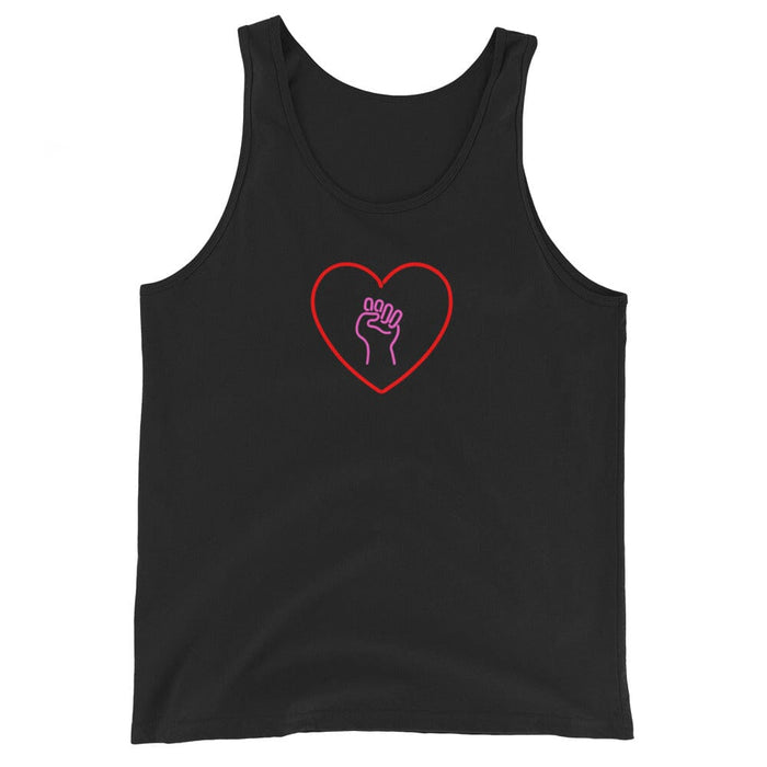 Love As Activism Tank in black