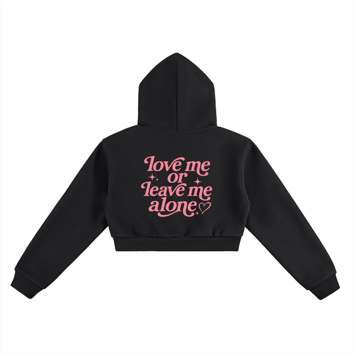 Love Me Essential Cropped Hoodie