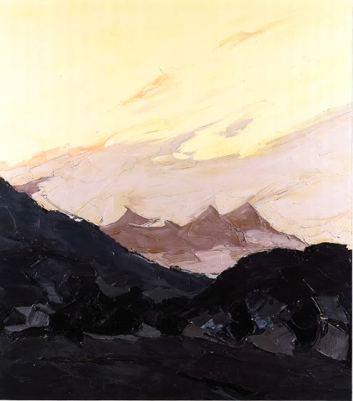 Low Light Eryri - Sir Kyffin Williams Mounted Print