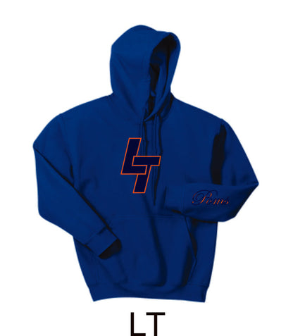 LT Poms Hooded Sweatshirt- 2 designs- Matte and Glitter