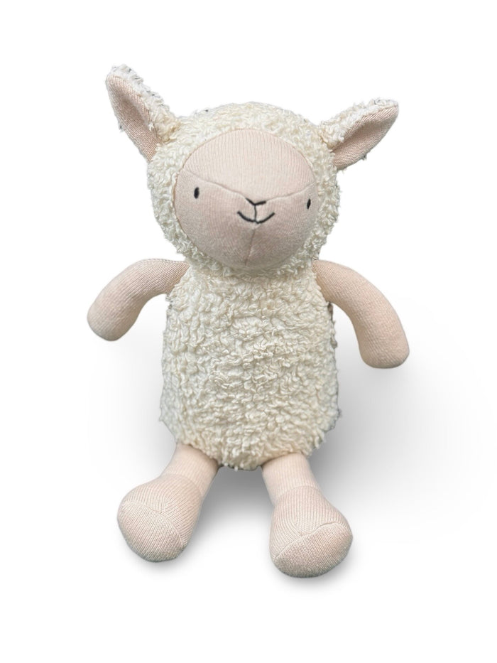 Luna Wooly Lamb Sherpa Knit Stuffed Animal Soft Toy (Organic Cotton)