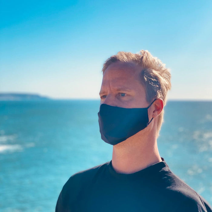 Peace Silk Face Mask man