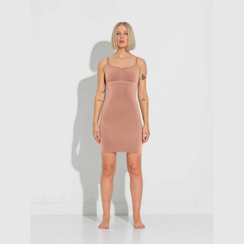 Lykkeland Ateliérs | Second Skin Slip Dress - Tan