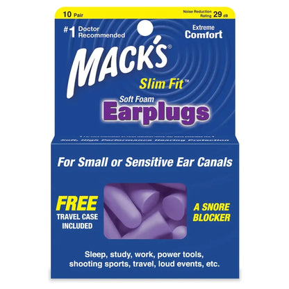 macks slimfitsoft foam earplugs