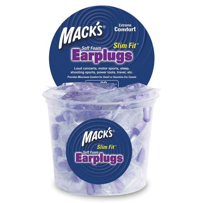macks slimfit earplugs for women in bulk