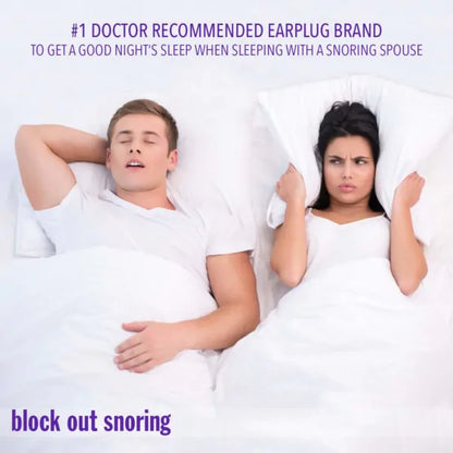 man snoring slimfit earplugs