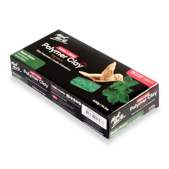 Make n Bake Polymer Clay Signature 400g (14.1oz) - Basic Green