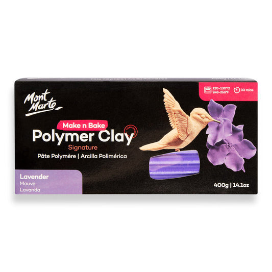 Make n Bake Polymer Clay Signature 400g (14.1oz) - Lavender