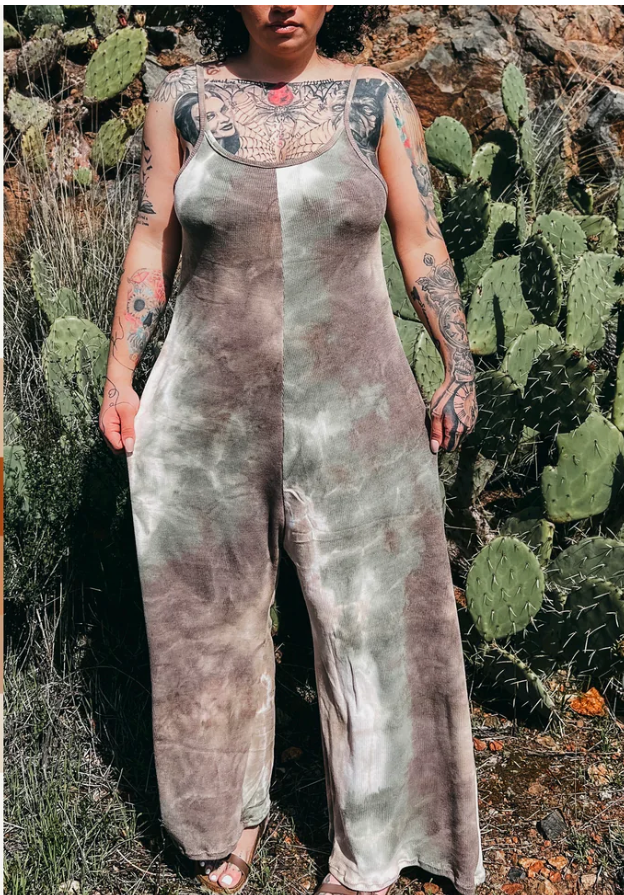 Mama Breeze Jumpsuit w Pockets (Made to order in any print)