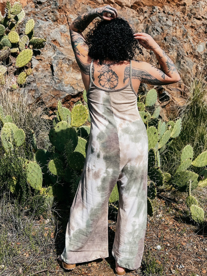 Mama Breeze Jumpsuit w Pockets (Made to order in any print)