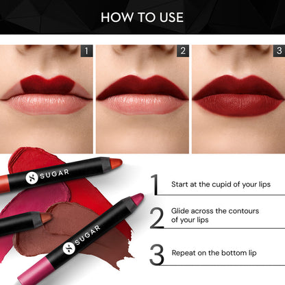 Matte As Hell Crayon Lipstick (Kit)
