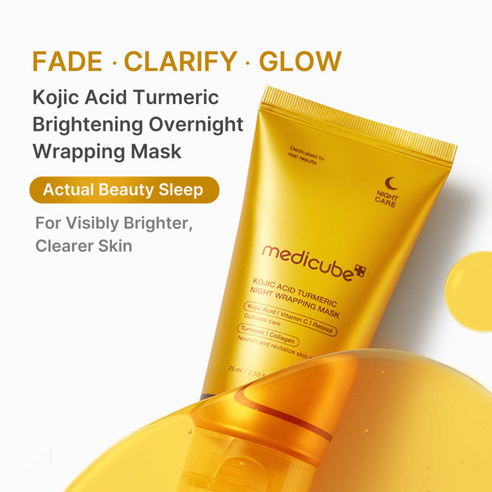 Medicube Kojic Acid Turmeric Night Wrapping Mask - 75ml