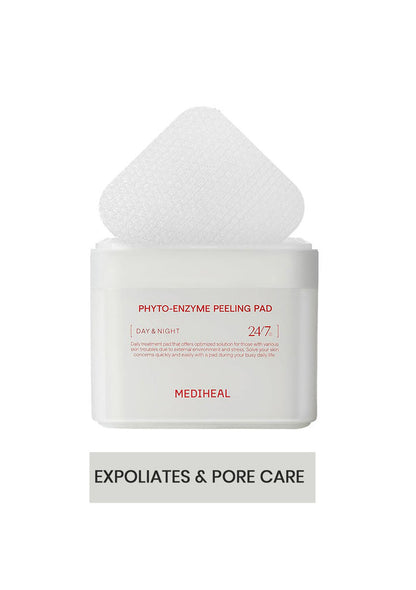 Mediheal Phyto-Enzyme Peeling Pad packaging on a white background