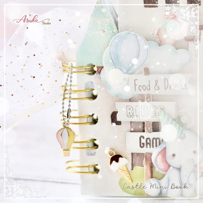 Memory Place - Trim Sheer Glitter Ribbon 2.3"X 1yd - Snow/ Vanilla. Available at Embellish Away located in Bowmanville Ontario Canada. Example by brand ambassador.