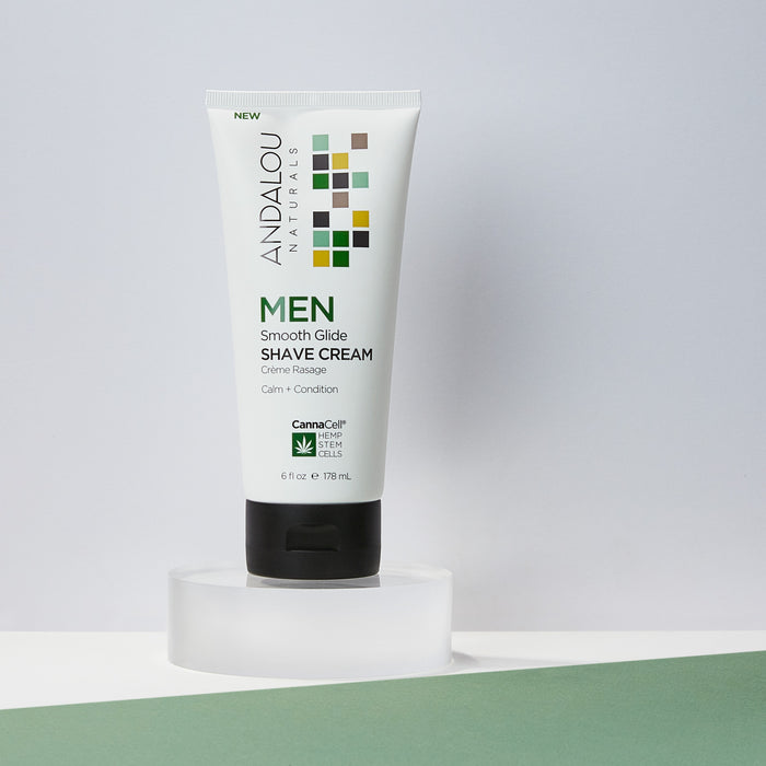 MEN Smooth Glide Shave Cream - Andalou Naturals US