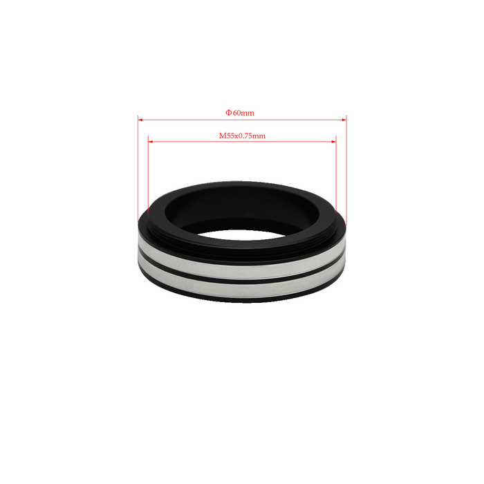 Metal Ring Light Adapter for Stereo Microscopes, 55mm Thread (No Cover Glass) SZ02044912