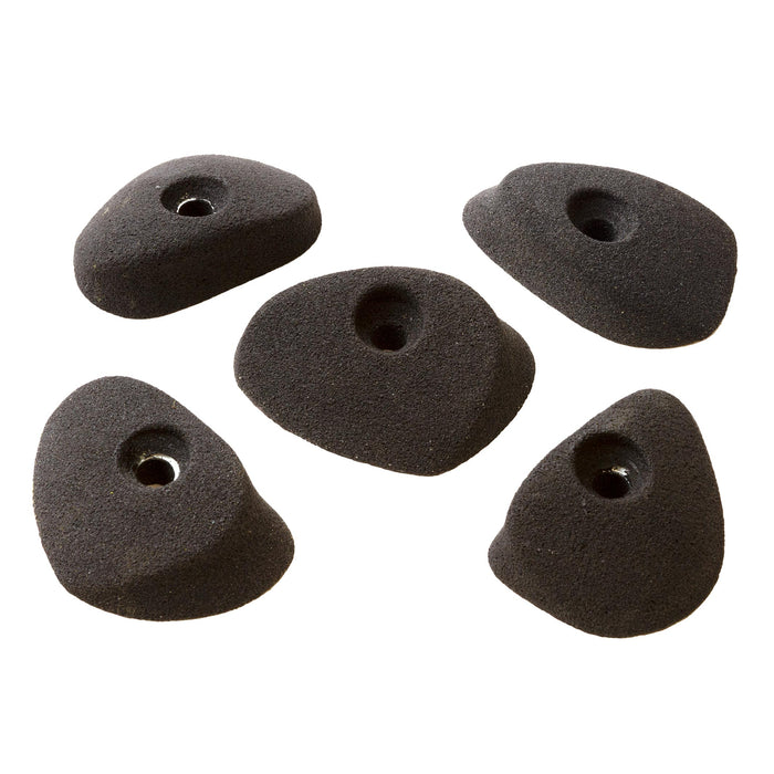 Micro Climbing Holds - Basalt 5 Pack - A, Black