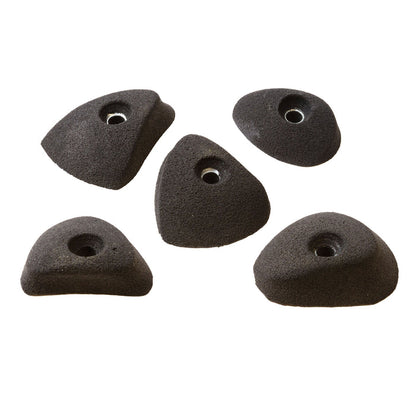 Micro Climbing Holds - Basalt 5 Pack - B, Black