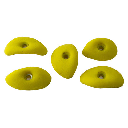 Micro Climbing Holds - Incut Edges 5 Pack - B, Yellow