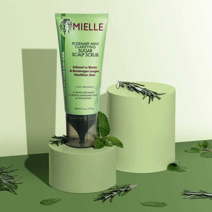 Mielle Rosemary Mint Clarifying Sugar Scalp Scrub 6oz/ 170g - ikatehouse