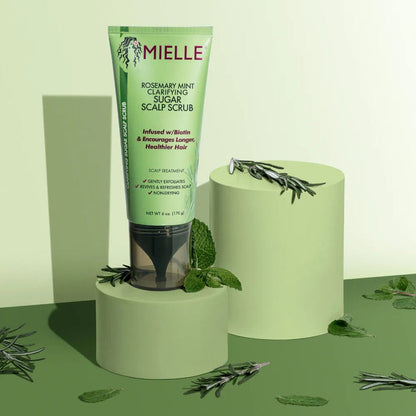 Mielle Rosemary Mint Clarifying Sugar Scalp Scrub 6oz/ 170g - ikatehouse