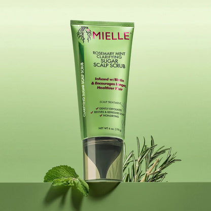 Mielle Rosemary Mint Clarifying Sugar Scalp Scrub 6oz/ 170g - ikatehouse