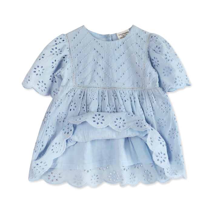Milos Schiffli Baby Dress Layer (Organic)