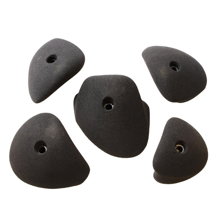Mini Jugs Holds - Basalt 5 Pack A, Black