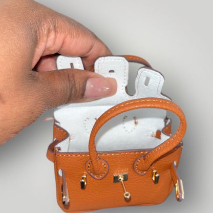 Mini Luxe Birkie Bag Keychain (Limited Edition) - Nursecaresuites - Online Healthcare BoutiqueKeychainsbag charmbirkie bag keychainbirkie purse charm