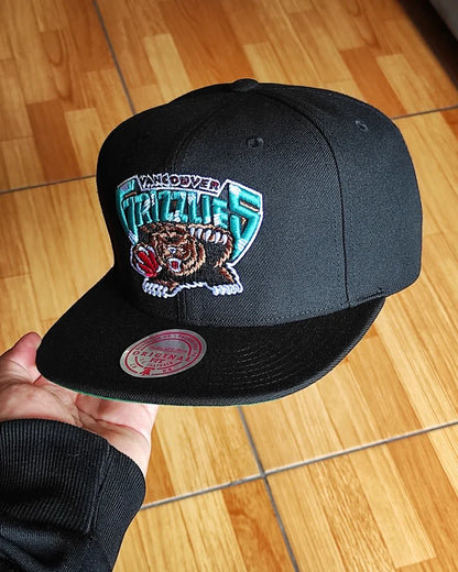 Mitchell and Ness Vancouver Grizzlies NBA wester BLACK snapback