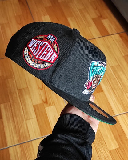 Mitchell and Ness Vancouver Grizzlies NBA wester BLACK snapback