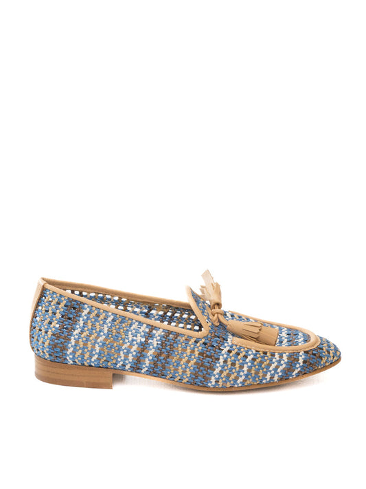 JHAY Mocassino intrecciato nappine 7405 IBIZA-SEA