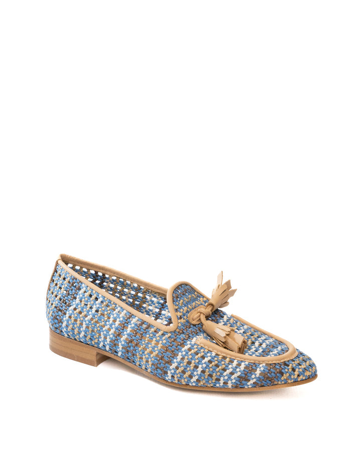 JHAY Mocassino intrecciato nappine 7405 IBIZA-SEA