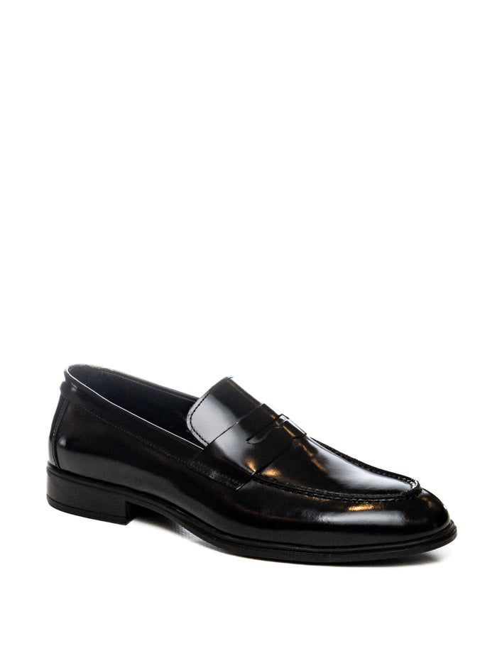 PICCADILLY Mocassino spazzolaot nero 40414 ABRAS-NERO