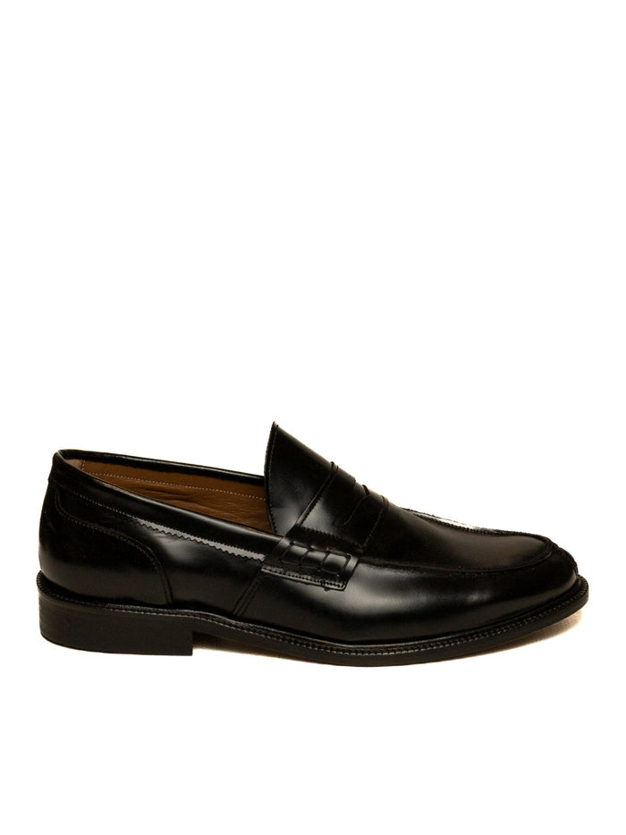 PICCADILLY Mocassino spazzolato nero 030C SPAZ-NERO